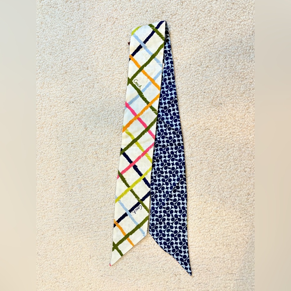Coach Vintage Tattersall Pony Scarf / Neckerchief – Style F98897